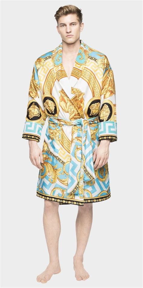 royal blue versace robe|Versace ladies bathrobes.